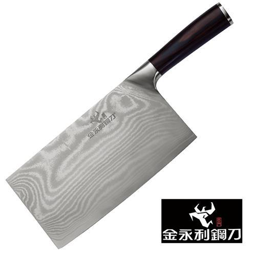 【金永利鋼刀】龍紋系列-K1-1a蔬果料理龍紋大片刀