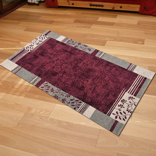 【Ambience】比利時infinity 現代地毯 -紗舞(紅)(67x140cm)