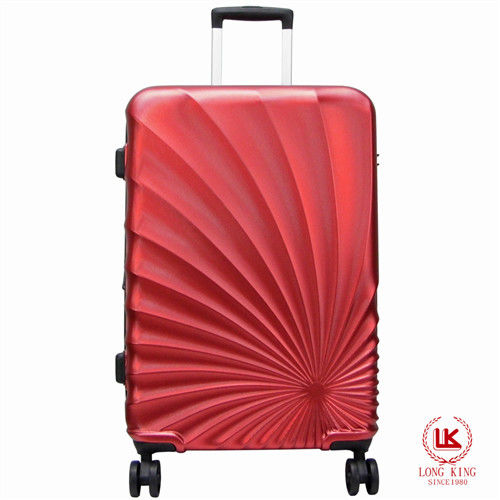 【LONG KING】28吋PET環保材質行李箱 LK-8014/28-紅