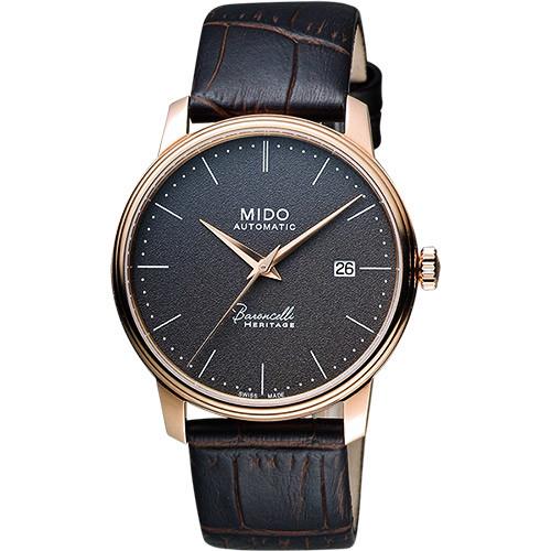 MIDOBaroncelliIIIHeritage復刻經典機械腕錶-41mmM0274073608000