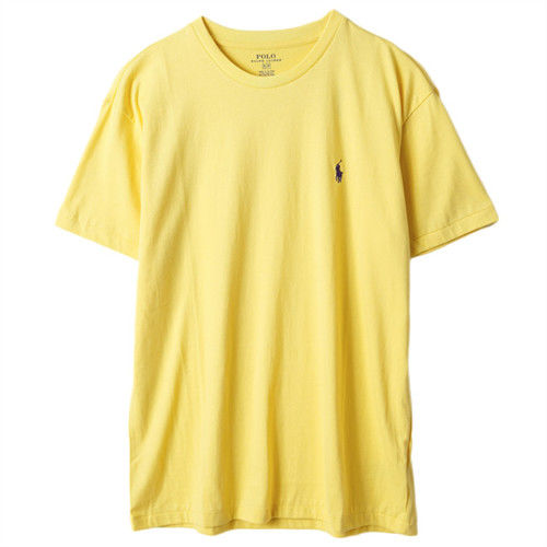 Ralph  Lauren 男士短袖圓領T恤經典款 黃(S-XL)