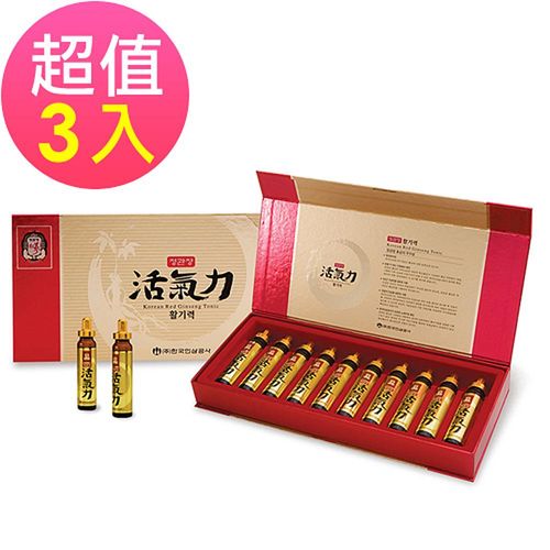 【正官庄】活氣力 (10瓶/盒)x3盒