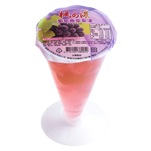 楓漾 高腳杯葡萄椰果果凍(225gX12杯/箱)