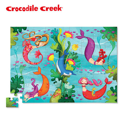 【美國Crocodile Creek】遊樂學習拼圖系列-美人魚世界