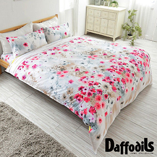 Daffodils《薇愛夢影》雙人四件式純棉兩用被床包組