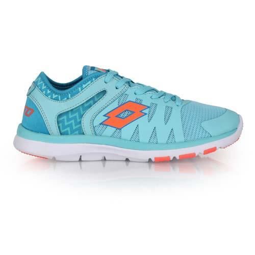 【LOTTO】女慢跑訓練鞋 -路跑 健身 水藍橘