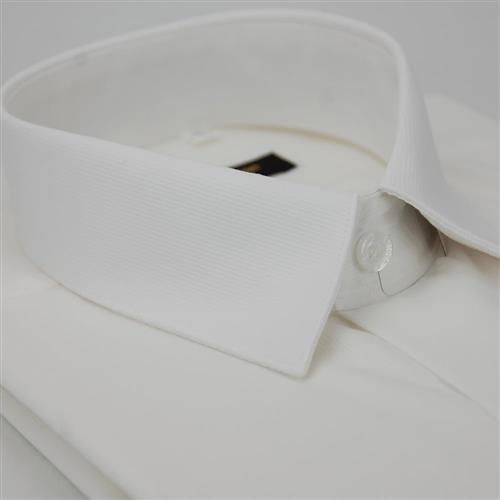 【金安德森】白色直條紋長袖襯衫