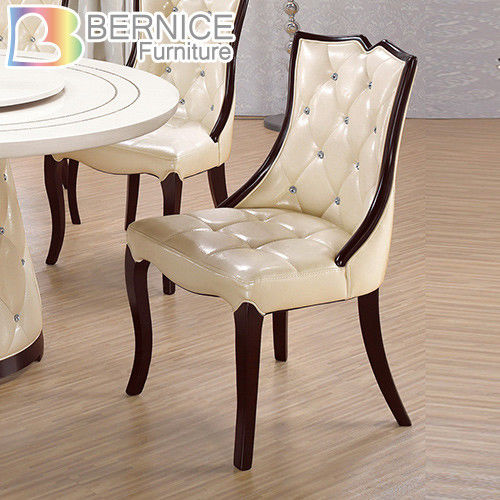 Bernice-娜汀時尚水鑽皮餐椅/單椅
