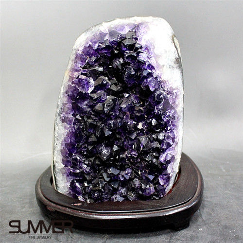 【SUMMER寶石】5A級烏拉圭紫晶鎮《2.8kg》(頂級深紫色 7A-96)