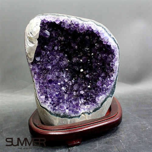 【SUMMER寶石】5A級烏拉圭紫晶鎮《2.5kg》(頂級深紫色 7A-74)
