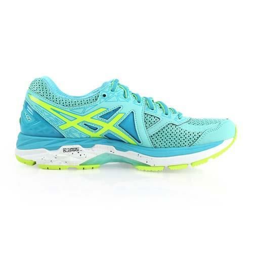 【ASICS】GT-2000 4 女慢跑鞋- 路跑 健身 訓練 亞瑟士 淺藍螢光黃