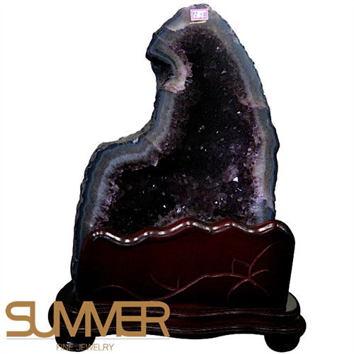 【SUMMER寶石】巴西3A級天然紫晶洞《13.2kg》(714-09)