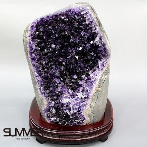【SUMMER寶石】5A級烏拉圭紫晶鎮《5.2kg》(頂級深紫色 7B-58)