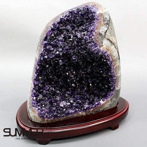 【SUMMER寶石】5A級烏拉圭紫晶鎮《3.3kg》(頂級深紫色 7B-66)