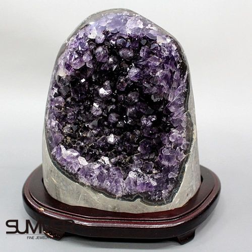 【SUMMER寶石】5A級烏拉圭紫晶鎮《3.3kg》(頂級深紫色 7B-71)