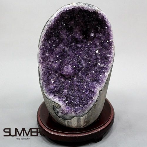 【SUMMER寶石】5A級烏拉圭紫晶鎮《3.1kg》(頂級深紫色 7B-98)