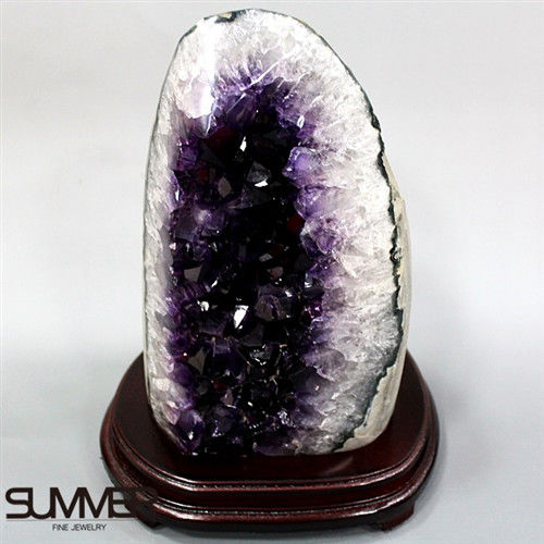 【SUMMER寶石】5A級烏拉圭紫晶鎮《6.3kg》(頂級深紫色 8A-44)