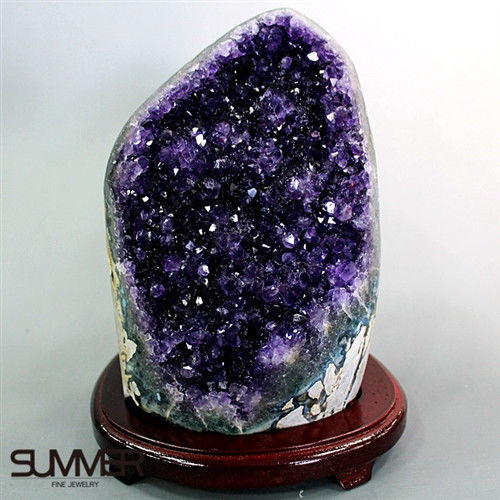 【SUMMER寶石】5A級烏拉圭紫晶鎮《2.6kg》(頂級深紫色 8A-59)