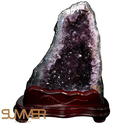 【SUMMER寶石】巴西3A級天然紫晶洞《13.5kg》(716-08)