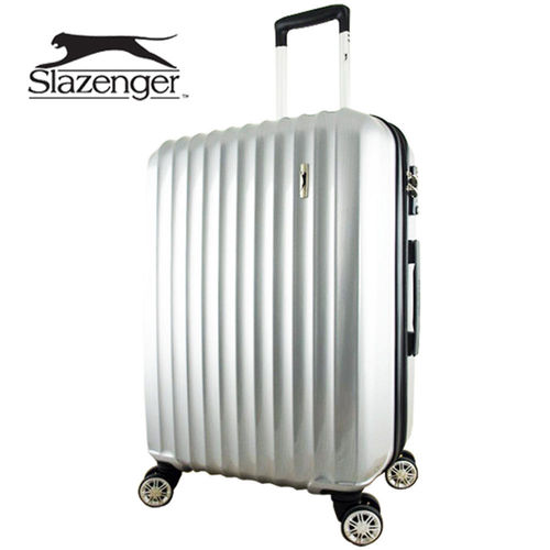 【英國 Slazenger 史萊辛格】 24吋 時尚雅致行李箱/拉桿箱/旅行箱(雅緻銀)