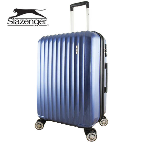 【英國 Slazenger 史萊辛格】 24吋 時尚雅致行李箱/拉桿箱/旅行箱(尊貴藍)