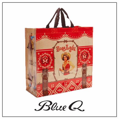 Blue Q 大購物袋 - Boss Lady Red 大女人(紅) (雙背帶款)