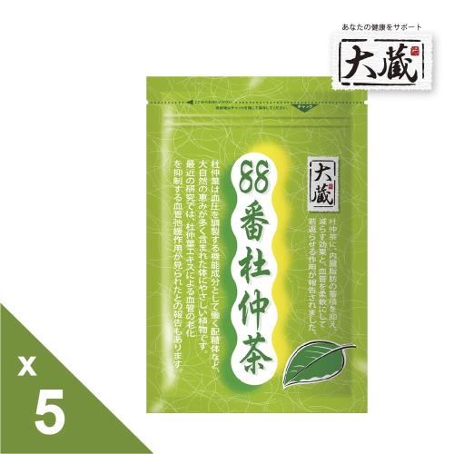 【大藏Okura】88番杜仲綠茶（2g x30包 / 5袋入)