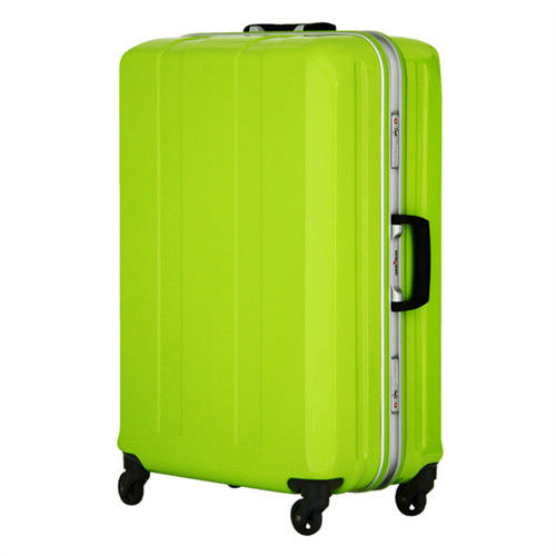 日本 LEGEND WALKER 6022-58-24吋 鋁框超輕量行李箱 蘋果綠