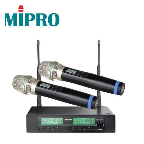 【MIPRO】雙頻道無線麥克風組(ACT-312B)