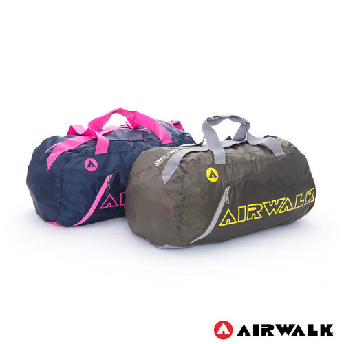  【美國 AIRWALK】休閒輕量收納旅行袋-共二色