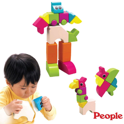 【日本People】1歲的華達哥拉斯磁性積木組合