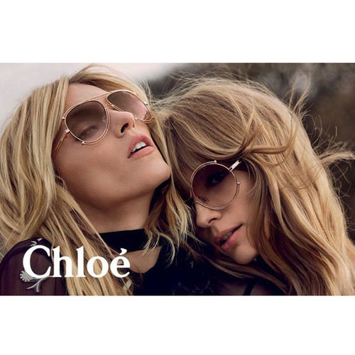 CHLOE太陽眼鏡 廣告款（玫瑰金）CE121S-785
