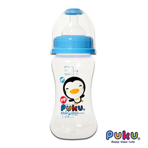 任-PUKU藍色企鵝 標準PP奶瓶120cc(水色)