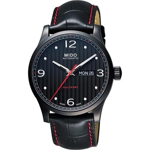 MIDO美度Multifort先鋒系列機械腕錶-黑/42mmM0054303705000