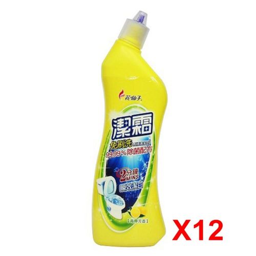潔霜 免刷洗馬桶清潔劑-青檸芳香 500ml/12入
