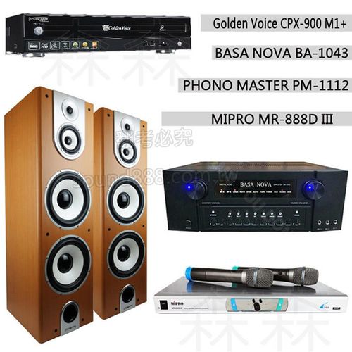 Golden Voice 電腦伴唱機 金嗓公司出品 CPX-900 M1++BA-1043+PHONO MASTER PM-1112+MIPRO MR-888D III