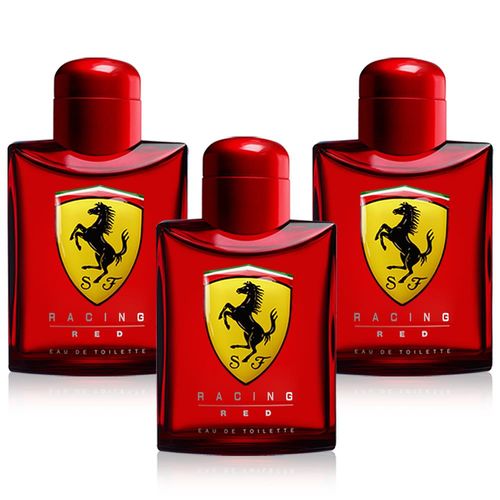 【即期品】Ferrari法拉利 極限紅男性淡香水小香(4ml)X3入
