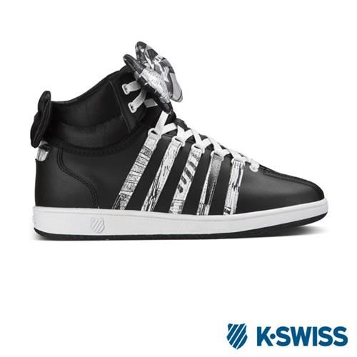 K-Swiss Classic VN Mid經典休閒鞋-大童-黑/白