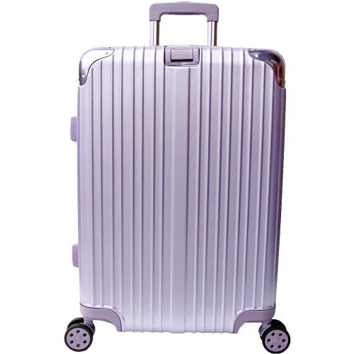 YC Eason 麗致20吋PC髮絲紋可加大行李箱-紫色
