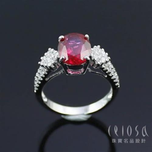 【Celosa珠寶】純真之美紅寶戒指