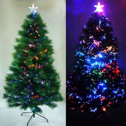美麗多變浪漫 6尺/6呎(180cm) 松針葉光纖聖誕樹