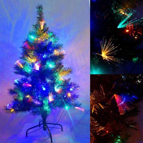 摩達客 夢幻多變4尺/4呎(120cm)彩光LED光纖聖誕樹