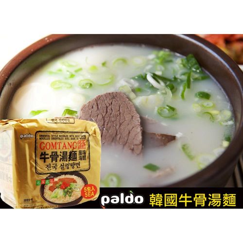 韓國Paldo八道牛骨湯麵 (102gx5入)*1袋