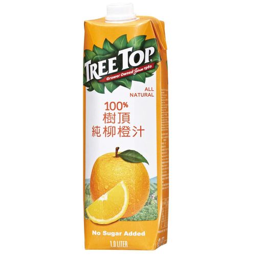 【Tree top】樹頂柳橙汁1000ml*10罐