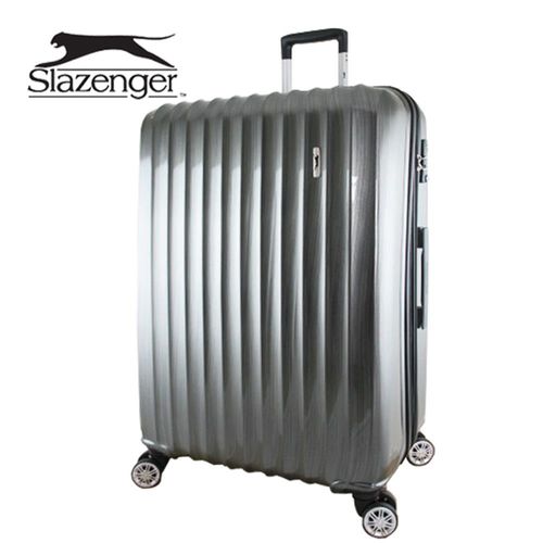 【英國 Slazenger 史萊辛格】 28吋 時尚雅致行李箱/拉桿箱/旅行箱-買箱送包(兩色隨機 送完為止)