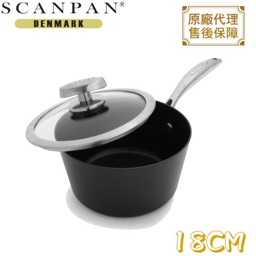 【SCANPAN】丹麥思康PRO IQ系列單柄湯鍋18CM含蓋