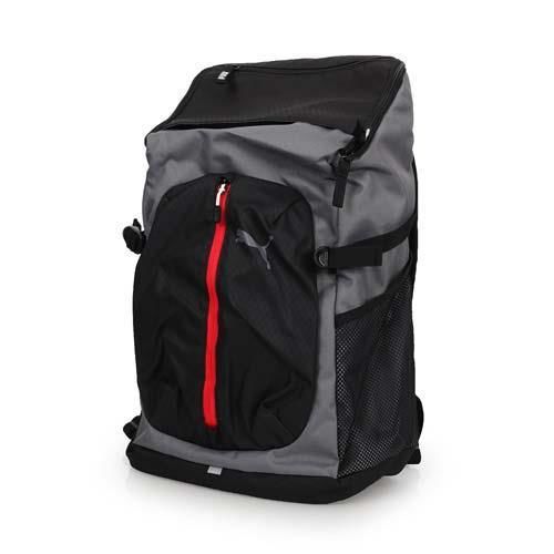 【PUMA】APEX後背包-雙肩包 電腦包 旅行包 行李包 登山 黑灰紅