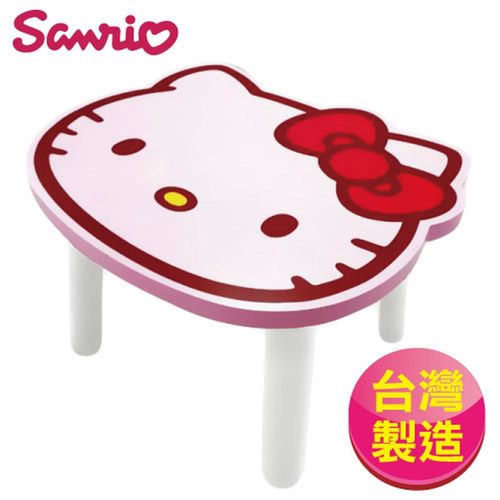 【Hello Kitty】台灣製 凱蒂貓大頭造型矮凳椅子-粉(SANRIO正版授權)