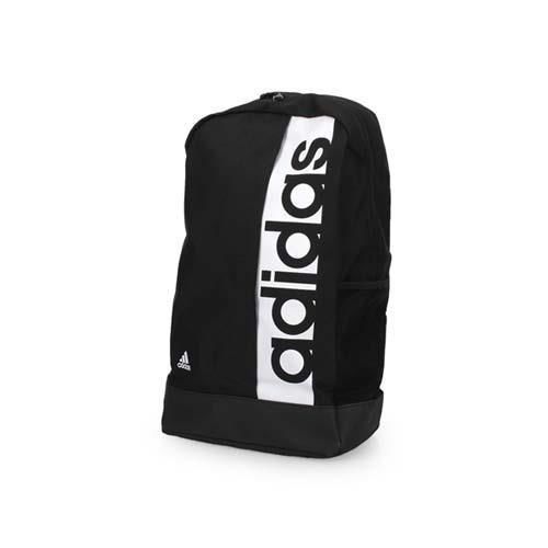 【ADIDAS】運動後背包-雙肩包 旅行包 17吋筆電 黑白