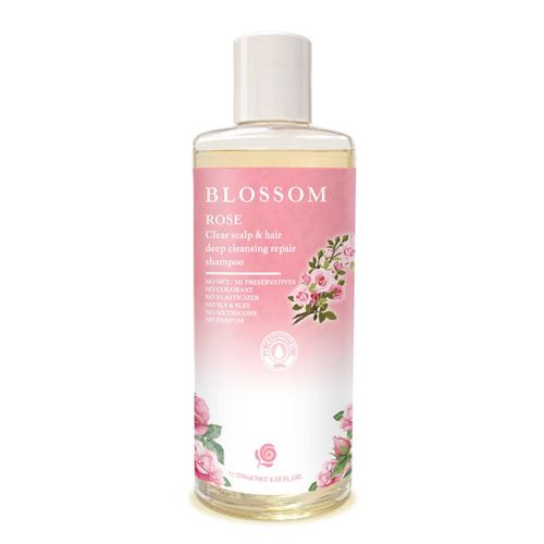 【即期良品】BLOSSOM 玫瑰植萃修護潤澤養髮精華洗髮精(250ML/瓶)